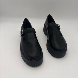 Mix‎ No. 6 Black Ankle Booties with Buckle